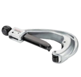 Thumbnail of Round clamp style pipe cutter with circular cutting blade