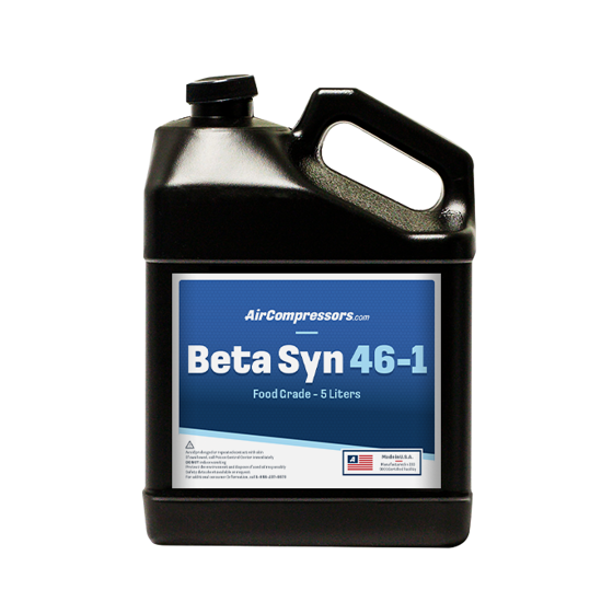Beta Syn 46 5 liters food grade air compressor oil ISO 46