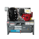 Thumbnail of Atlas Copco Reciprocating Piston Air Compressor Horizontal Tank Portable Gas 30 Gallon Tank