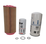 Thumbnail of Atlas Copco GA37+ VSD Service Kit 3001160801 including oil filter, air filter, separator, and sealing O-rings