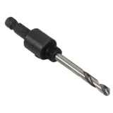 Thumbnail of Black metal jig which holds drill bits into a drill