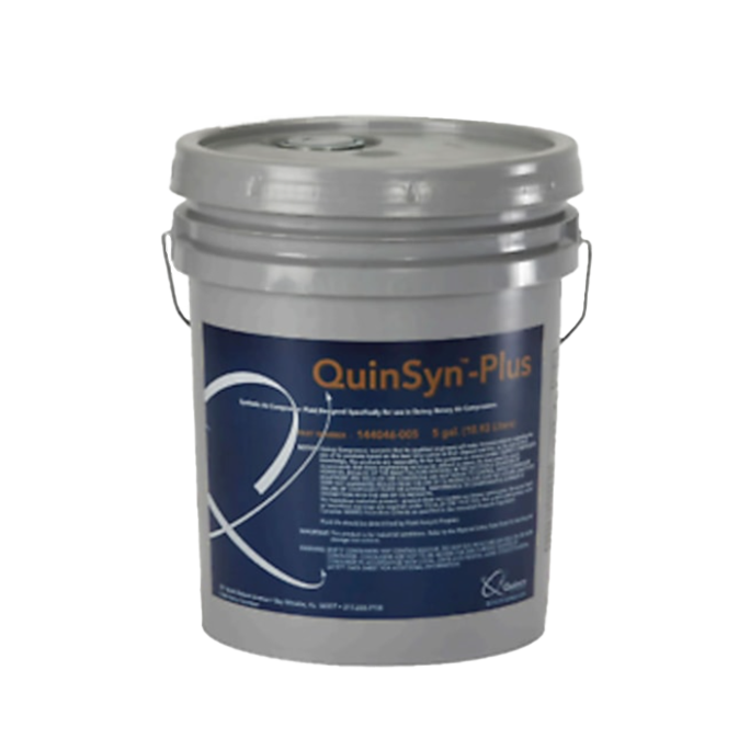 5 Gallon Pail of Quincy QuinSyn Plus ISO 46 Synthetic Compressor Lubricant for rotary screw compressors