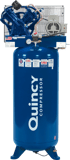 Thumbnail of Quincy QT-54 on a 60 gallon vertical tank front view with decals