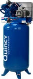 Thumbnail of Side View of the 80 gallon tank mounted Quincy QT-54