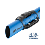 Thumbnail of Assorted sizes of blue aluminum piping with a badge indicating that the product ships via parcel services