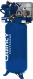 Thumbnail of Quincy QT-54 on a 60 gallon vertical tank side view