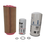 Thumbnail of Atlas Copco GA37+ VSD Service Kit 3001160801 including oil filter, air filter, separator, and sealing O-rings
