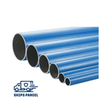 Thumbnail of Assorted sizes of blue aluminum piping with a badge indicating that the product ships via parcel services