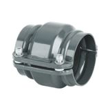 Thumbnail of Grey metal fitting used to connect 2 equal sized AIRpipe pipes together