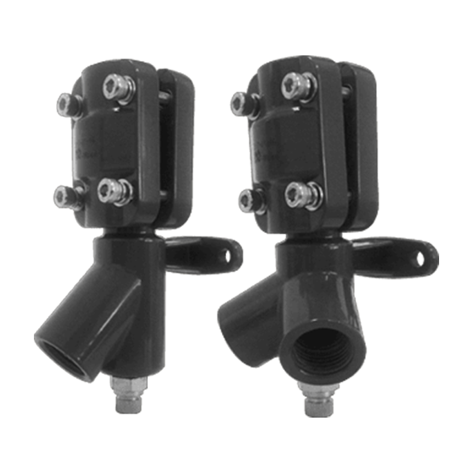 AIRpipe wall outlet station with dual female NPT ports