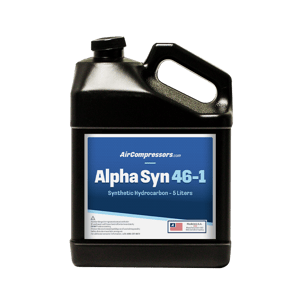 Alpha Syn 46 5 liters synthetic hydrocarbon air compressor oil ISO 46