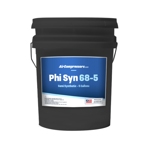 Phy Syn 68 5 gallons semi synthetic air compressor oil ISO 68