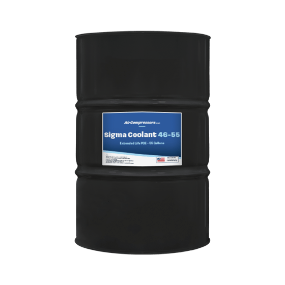 Sigma Coolant 46 55 gallons extended life POE air compressor coolant ISO 46