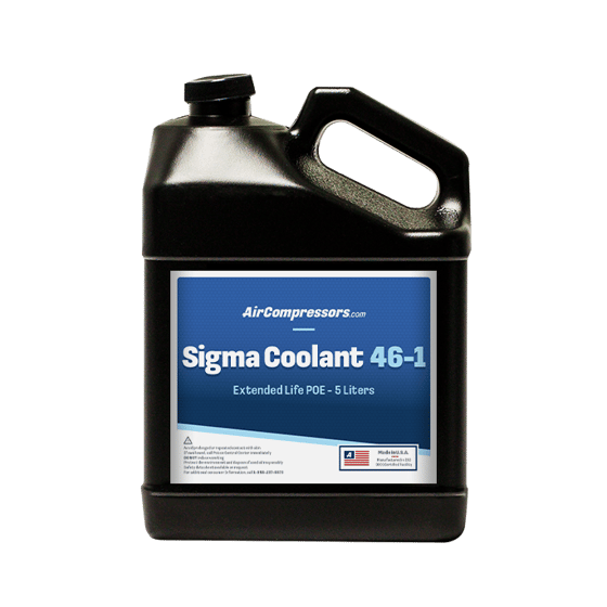 Sigma Coolant 46 5 liters extended life POE air compressor coolant ISO 46