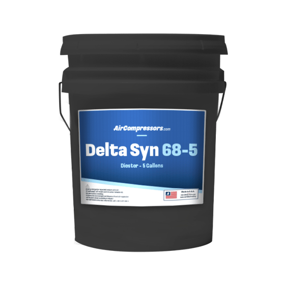 Delta Syn 68 5 gallons Diester 68 synthetic air compressor oil ISO 68