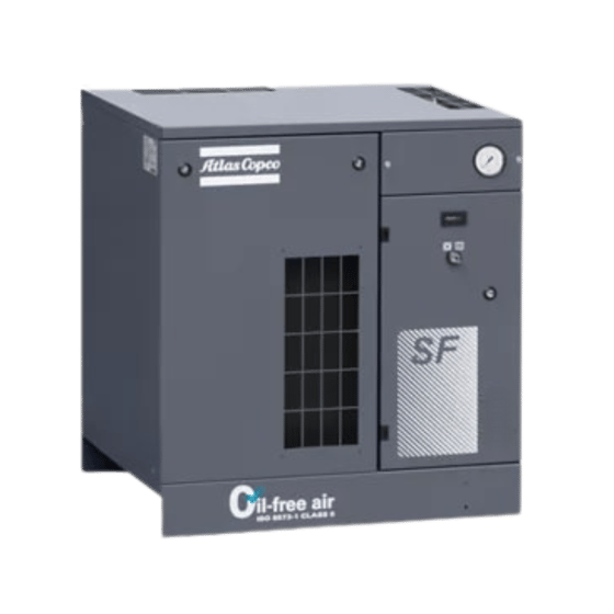Atlas Copco SF Mono SF6-145 With Dryer Oil-Free Scroll Air Compressor