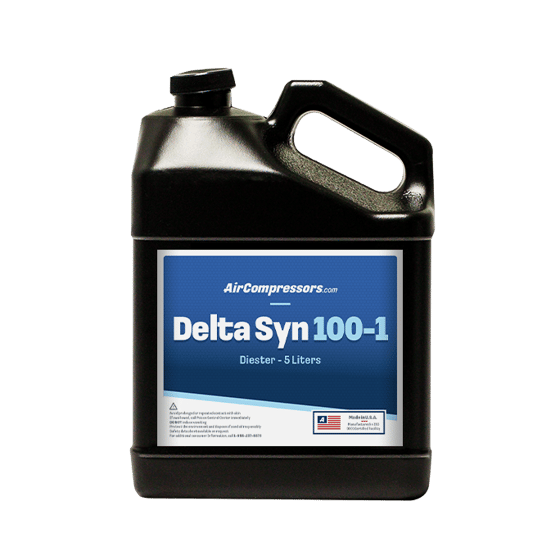 Delta Syn 100 5 liters Diester 100 synthetic air compressor oil ISO 100