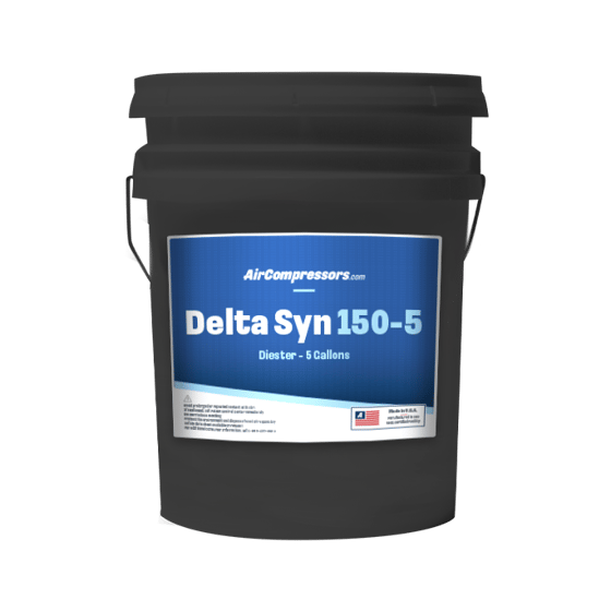 Delta Syn 150 5 gallons Diester 100 synthetic air compressor oil ISO 150