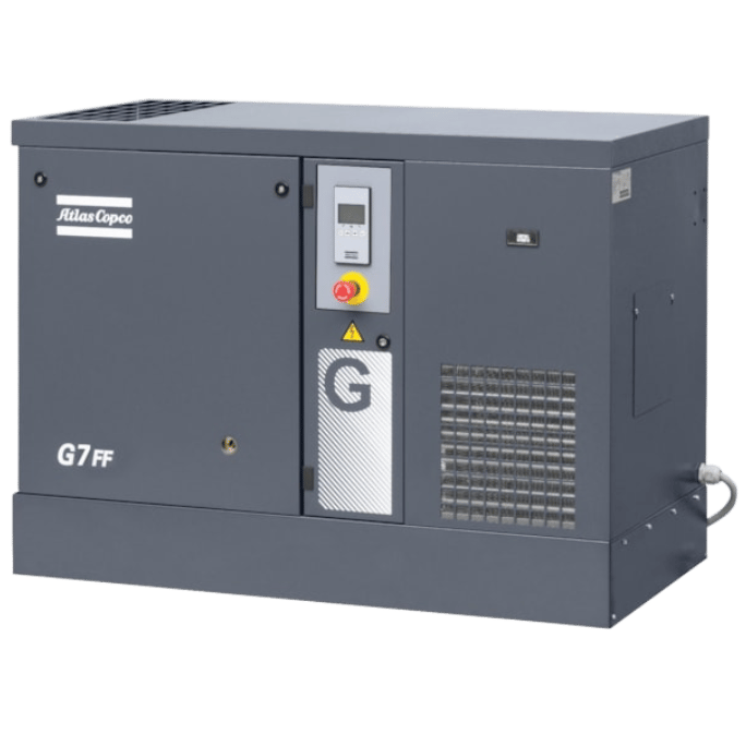 Atlas Copco G7 10 Horsepower Rotary Screw Air Compressor 145psi With ...
